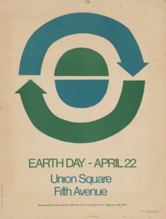 Poster from the first Earth Day, 1970.