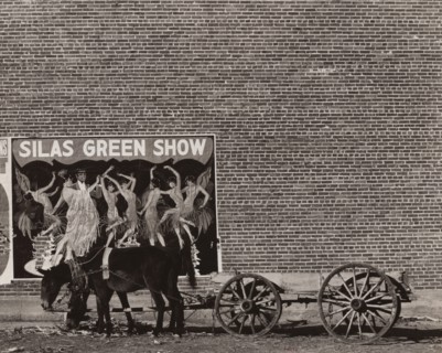 Minstrel poster in Alabama town,  1936-01.