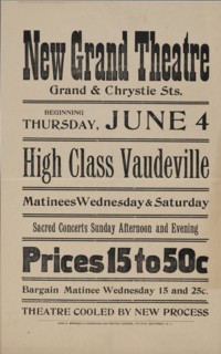 High class vaudeville, c1900 - 1919 (?). [Publisher: John H. Springer; Place: N.Y.]
