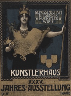 A.H. Schram:  35 Jahresausstellung der Genossenschaft Bildender Künstler im..., c1915. Creator: Ottokar Mascha.