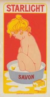 Affiche belge pour le "Savon Starlight"., c1900. [Publisher: Imprimerie Chaix; Place: Paris]