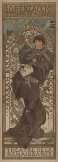 Sarah Bernhardt in Lorenzaccio, Theatre de la Renaissance, c1896. [Publisher: Imp. F. Champenois; Place: Paris]