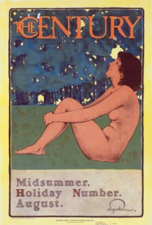Affiche américaine pour la Revue "The Century Magazine", de New-York, c1898. Creator: Maxfield Parrish.