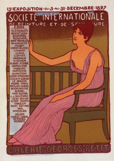 Affiche pour la "Galerie Georges Petit"., c1900. [Publisher: Imprimerie Chaix; Place: Paris]