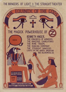 The equinox of the gods , c1967. Creator: Randy Salas.