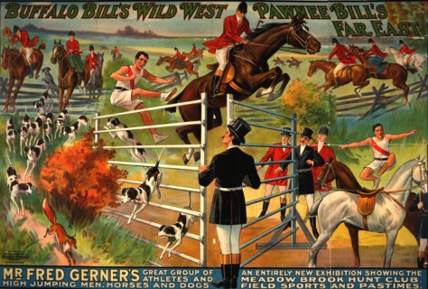Buffalo Bill's wild west [and] Pawnee Bill'e far east poster, c1912. Creator: US Lithograph Co.