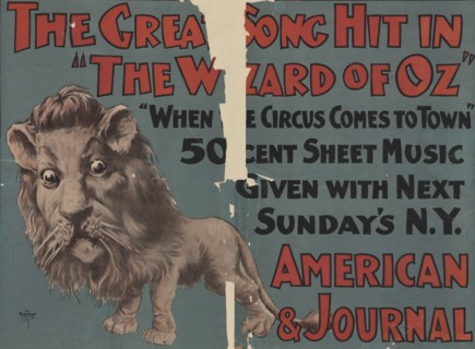 Promotional poster for the stage production The Wizard of Oz ["The Greatest Song..., c1903. Creator: Unknown.