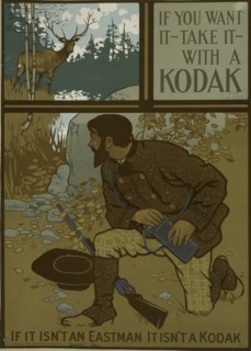 If you want it - take it - with a Kodak, c1900.