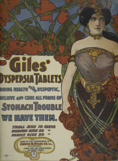 Giles' dyspepsia tablets, c1895 - 1917.