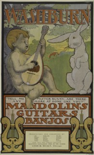 Washburn mandolins guitars banjos, c1895 - 1917.