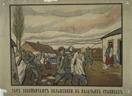How the Bolsheviks Punish Villages,  1915 - 1925. Creator: Unknown.