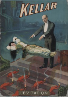 Kellar: Levitation, c1900. [Publisher: Strobridge Litho Co.]