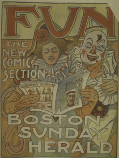Fun the new comic section. Boston Sunday herald, c1893 - 1897.