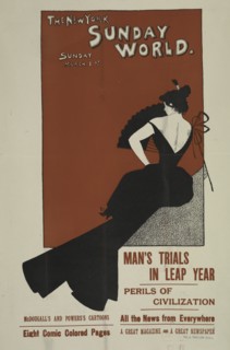 The New York Sunday world. Sunday March 1st. 1896, c1893 - 1897.