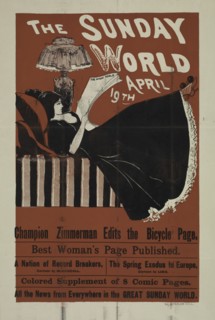 The Sunday world. April 9th. 1896, c1893 - 1897.