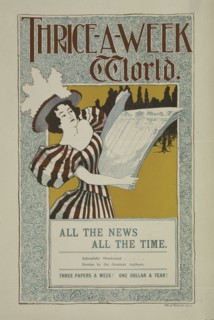 Thrice-a-week world. Dec. '96, c1893 - 1897.