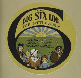 The big six line, c1895 - 1911.