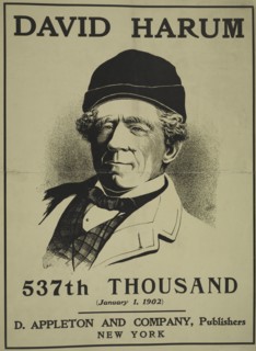 David Harum, c1895 - 1911. Published: 1915