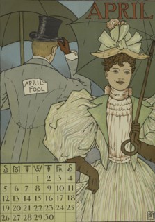 April, c1887 - 1922.