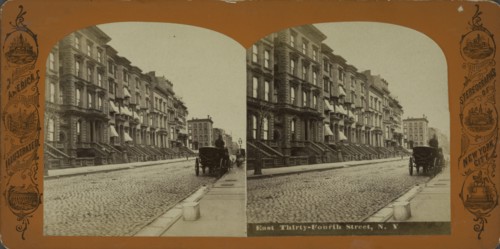 East 34th Street, N.Y., c1850-1930.   Additional Title(s): America illustrated, stereographs of New York City.