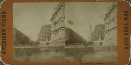 34th Street looking west from 5th Ave, c1850-1930.   Additional Title(s): American views. New York City.