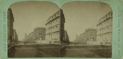 34th Street looking west from 5th Ave, c1850-1930.   Additional Title(s): New York City views.