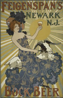 Feigenspan's bock beer, c1895 - 1917.