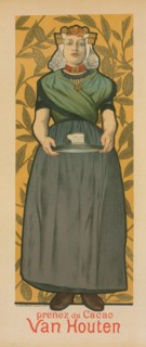 Affiche pour le "Cacao Van Houten"., c1896. [Publisher: Imprimerie Chaix; Place: Paris]