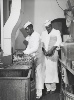 African American restaurant workers, Investment Pharmacy, Washington, D.C., July 1941.