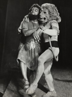 Man and lion, dancing, 1938-1939.
