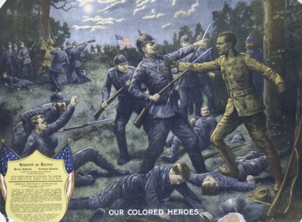 Our Colored Heroes. Henry Johnson, Needham Roberts, Honored as Heroes, 1918.