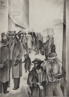 Harlem Street Scene, ca.1935 - 1943.