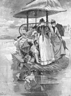 ''The End of the Season - A Sudden Shower', 1890. Creator: Unknown.