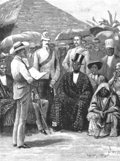 ''The Coronation of an African Chief at Ballom in South Africa', 1890. Creator: Unknown.