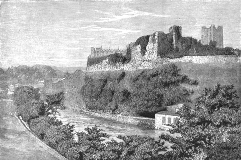 ''Richmond, Yorkshire and the Surrounding Neighbourhood; The Castle', 1890. Creator: Unknown.