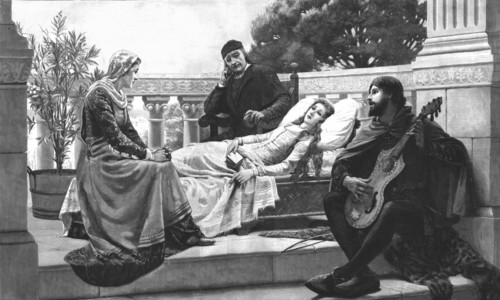 How Lisa Loved The King; "Lisa, the only child of a rich merchant of Palermo, 1890. Creator: Unknown.