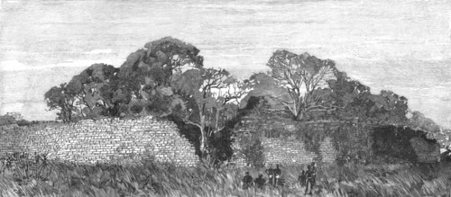 ''The Pioneer Corps of the British South Africa Co's Forces on their way to Mashonaland; Ancient Rui Creator: Unknown.