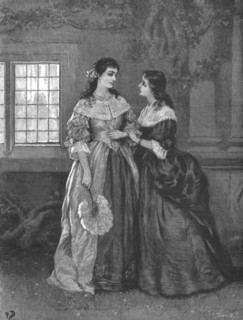 ''"Urith: A Tale of Dartmoor", By S. Baring Gould, M. A.; "My dear --dear Julian," Elizabeth stroked Creator: Frank Dadd.