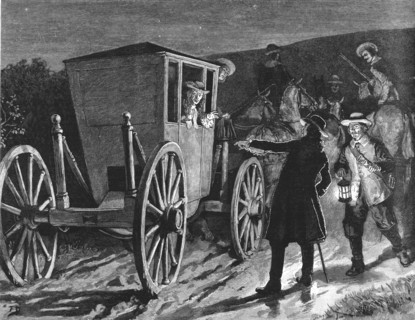 ''"Urith: A Tale of Dartmoor", By S. Baring Gould, M. A.; "Are you aware that the boot-flap behind i Creator: Frank Dadd.