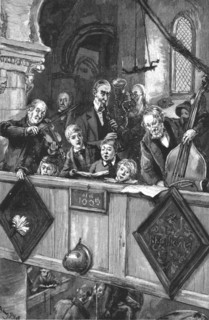 ''Church Choirs - The Old Style', 1891. Creator: Sydney Prior Hall.