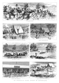 ''An Unusually Rainy Season in Queensland', 1891. Creator: Unknown.