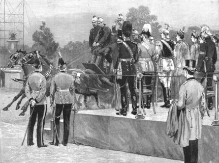 'The German Emperor's visit to the Crystal Palace', 1891 Creator: Unknown.