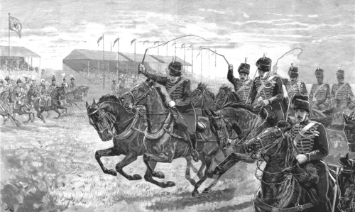 'The Review at Wimbledon before the German Emperor', 1891. Creator: John Charlton.