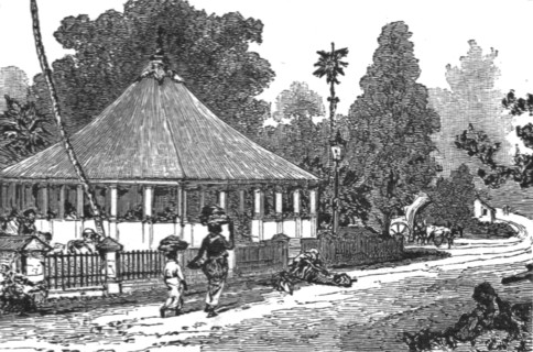 ''Free Rest House and Orchard for Poor Wayfarers in Morotto', 1891. Creator: LK van Dort.