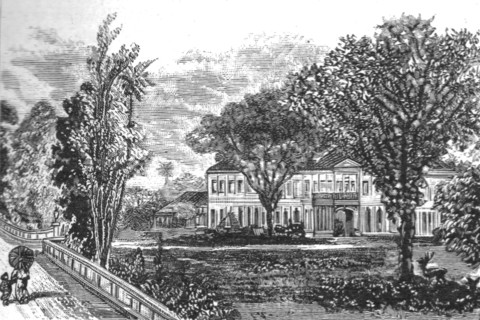 ''Alfred House, Colombo, The Town Residence of Lady de Soysa', 1891. Creator: LK van Dort.