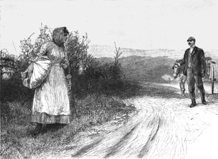 Scene from "Tess of the D'Urbervilles", by Thomas Hardy, 1891. Creator: Hubert von Herkomer.