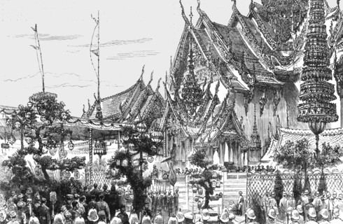 'The Royal Family of Siam, Siam and the Siamese; The Royal Pavilion', 1891. Creator: Unknown.
