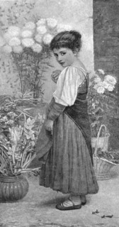 ''Pictures of the Year - VI. "A Flower Merchant"; after Kate Perugini', 1891. Creator: Unknown.