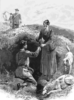 ''Grouse Shooting on the Moors; The Cup that Cheers but not Inebriates', 1891. Creator: Unknown.