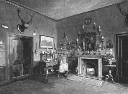 ''The home of TRH Prince and Princess Christian, The Ante Room, Cumberland Lodge', 1891. Creator: Unknown.